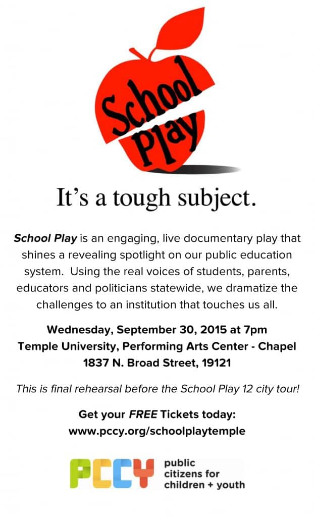SchoolPlayFlyer-Temple-9-30-15